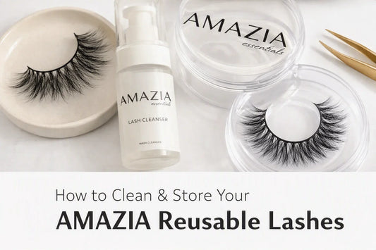 How to Clean & Store Your AMAZIA Reusable Lashes